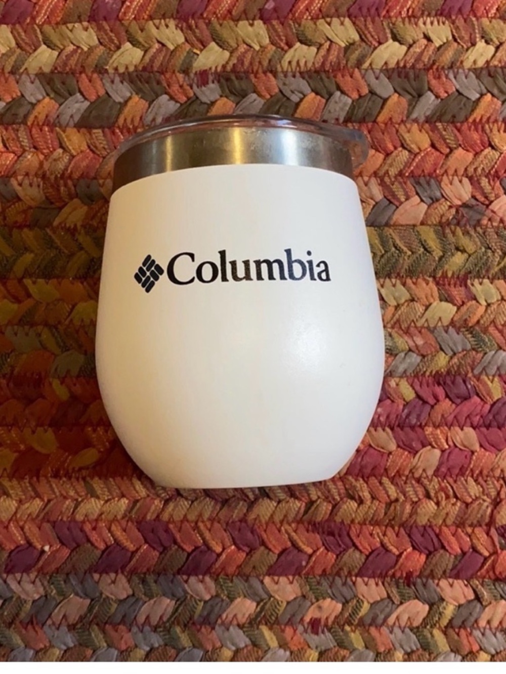 Micros White Insulated Stemless Wine Tumbler